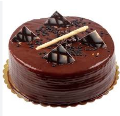 Çikolata Aşıklarına Özel Sade Yuvarlak Pasta 2-3 Kişilik Samsun pasta