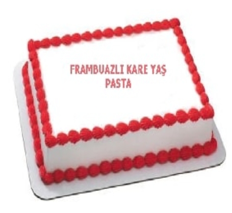 Kaliteli Malzemelerle Hazırlanan 30 Kişilik Frambuazlı Yaş Pasta Samsun pasta